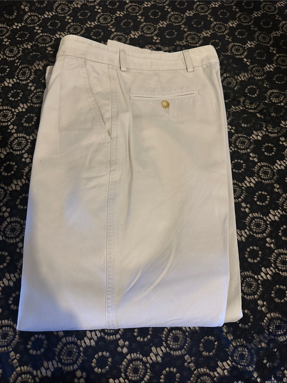 VTG Lacoste Men’s 32x30 (EUR 40) Pleated CottoPants Trousers 80’s 90’s Old Money